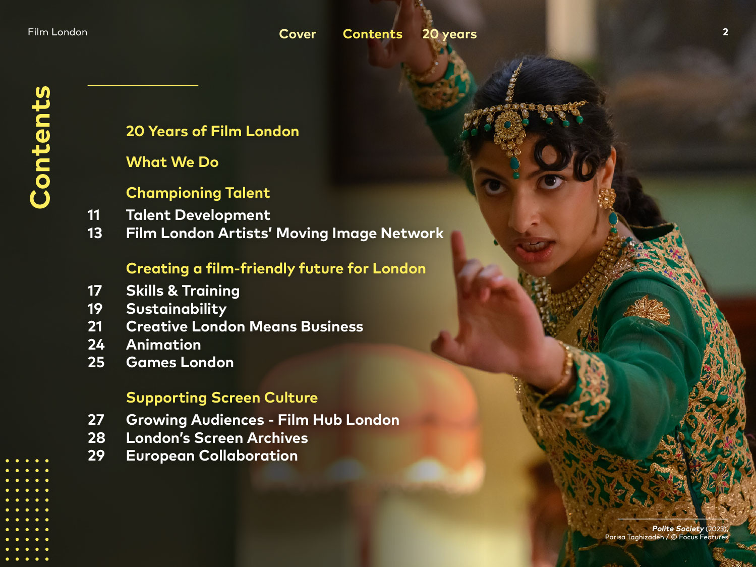 Anniversary logo design for Film London