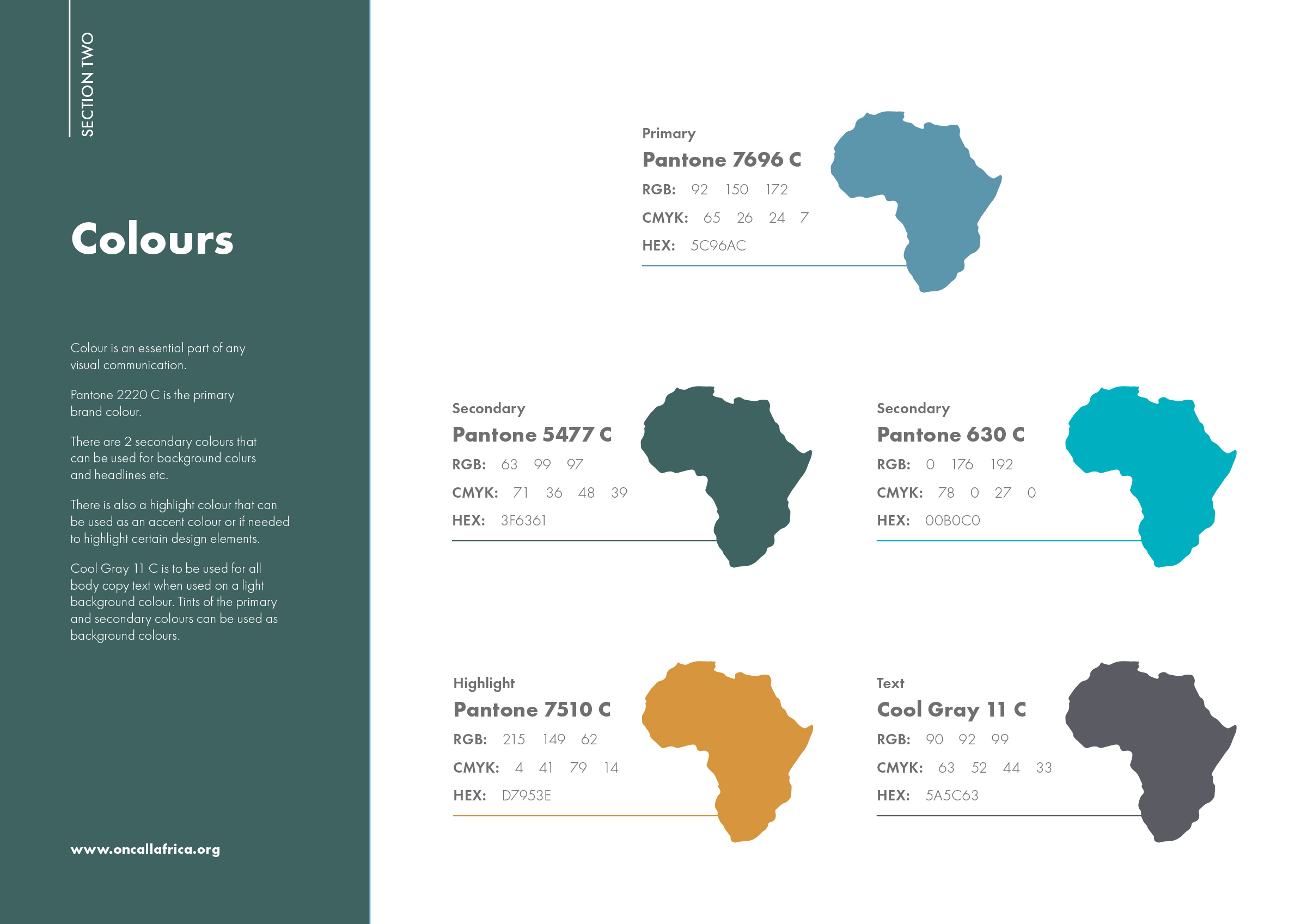 On Call Africa Style guide design 8