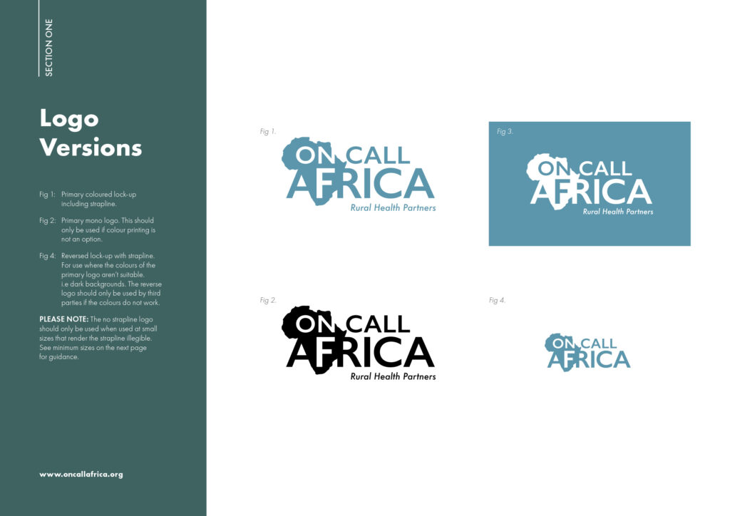 On Call Africa Style guide design 2