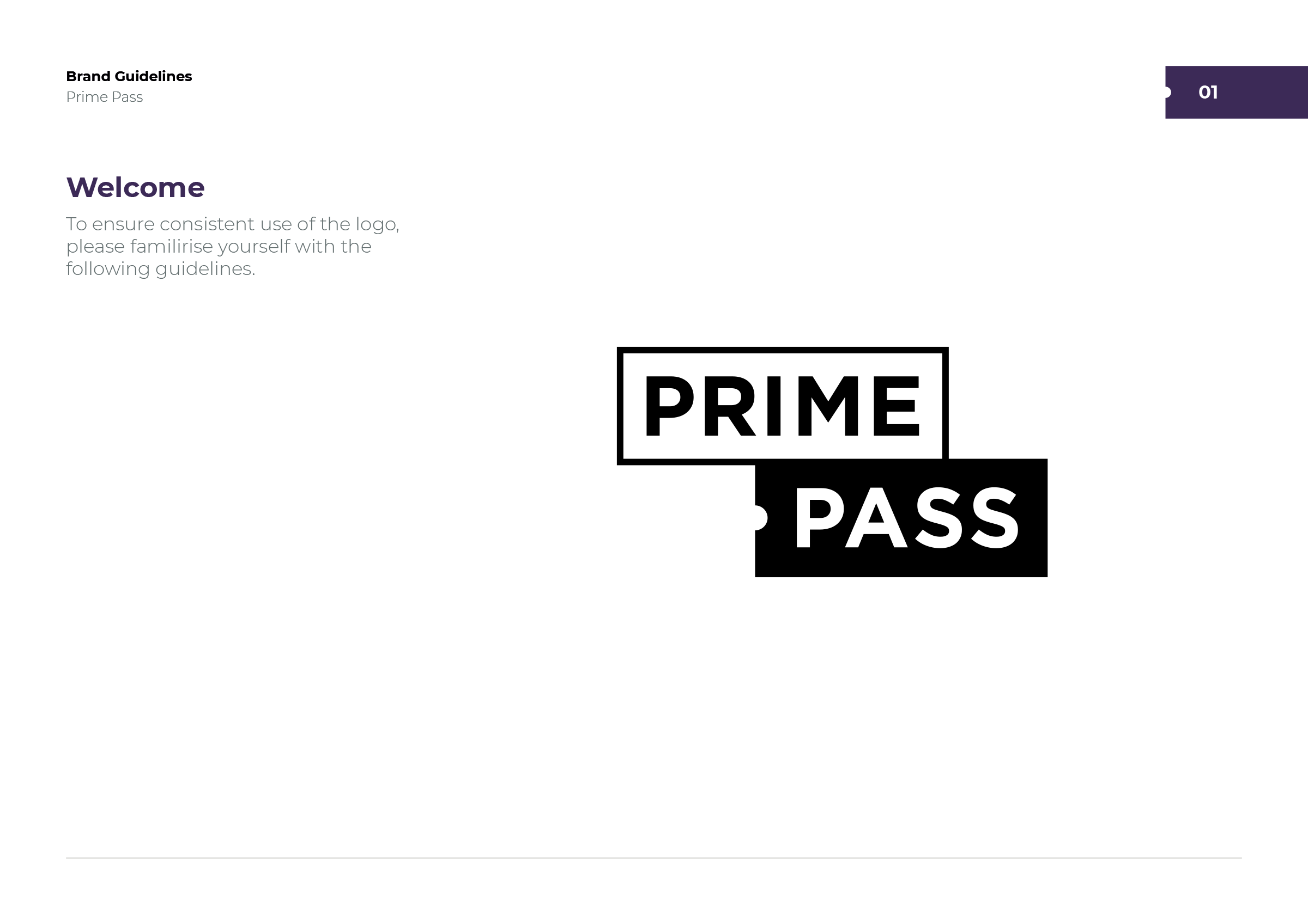 Prime Pass corporate identity design page 2