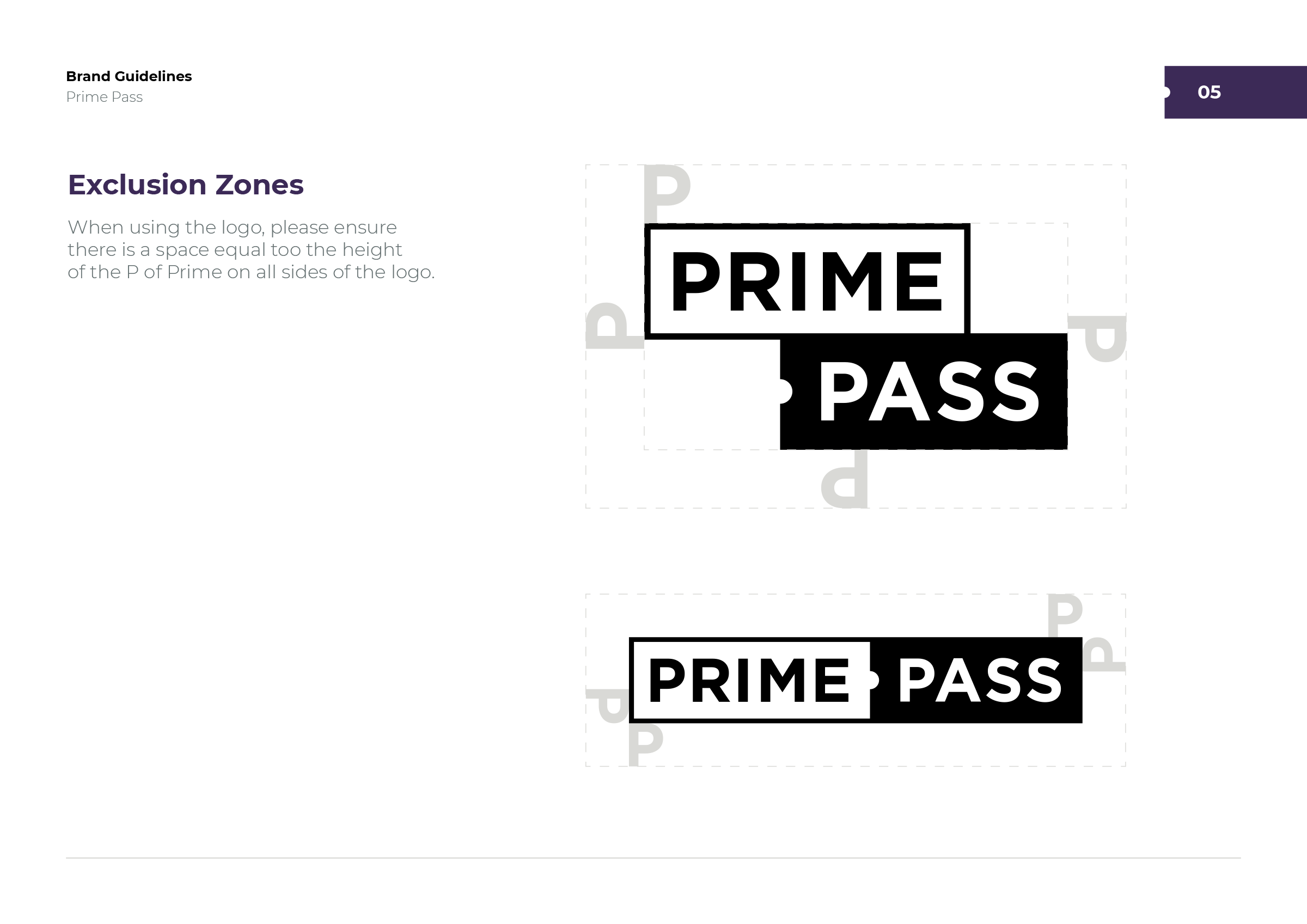 Prime Pass corporate identity design page 6